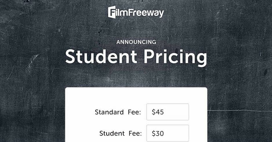 Filmfreeway Announces Student Pricing Feature For Festivals